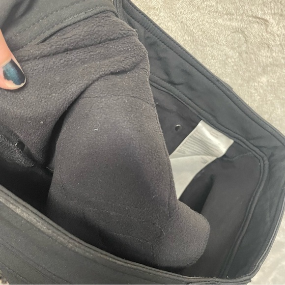 Volcom Battle Stretch Pants Womens Skinny Fit Snow Ski Zip Tech Flare black M - Picture 11 of 11